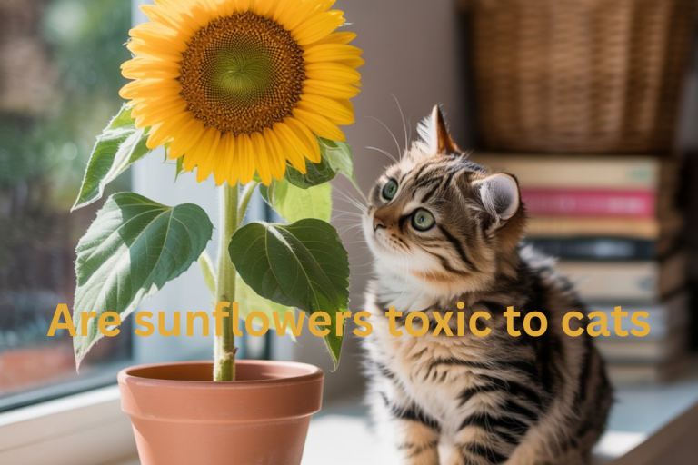 are sunflowers toxic to cats
