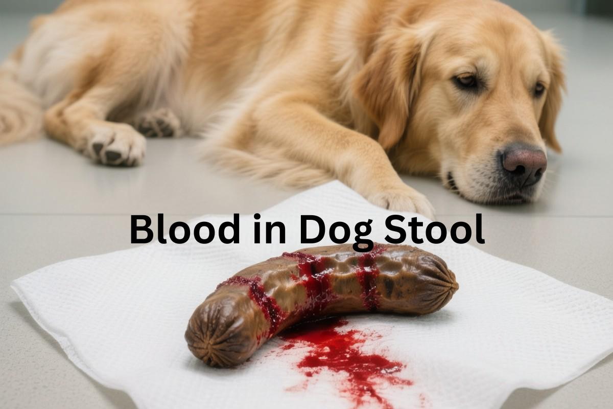 Blood in dog stool
